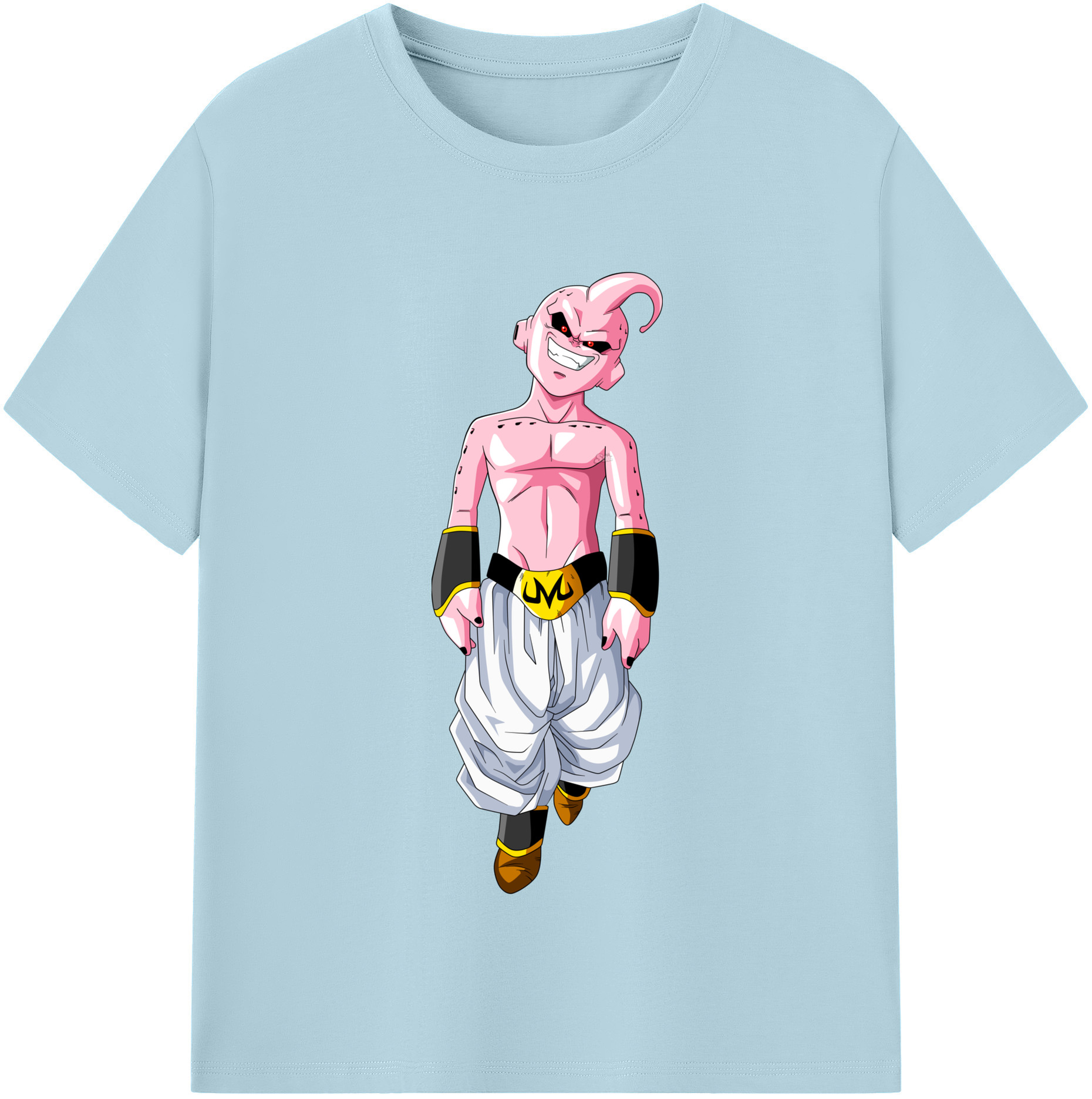 （画像用） ドラゴンボール 魔人ブウ DRAGON BALL Majin Buu 綿100％半袖Tシャツ（フロントプリント）